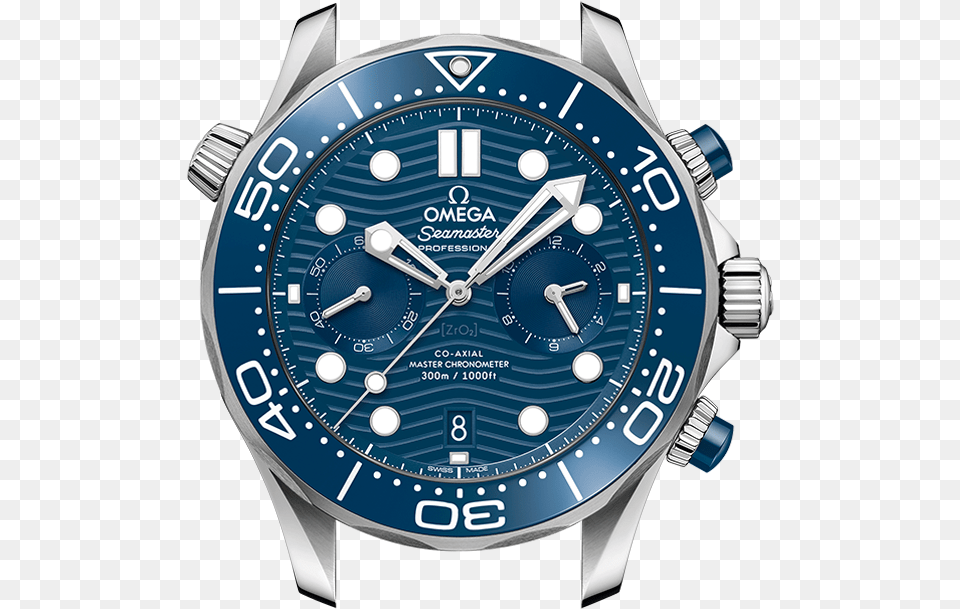Omega Seamaster Diver 300m Chronograph, Arm, Body Part, Person, Wristwatch Free Png