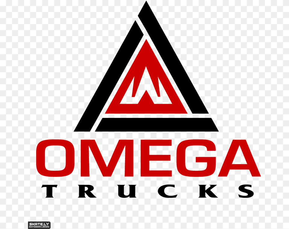 Omega Skate Trucks, Logo, Triangle Free Transparent Png