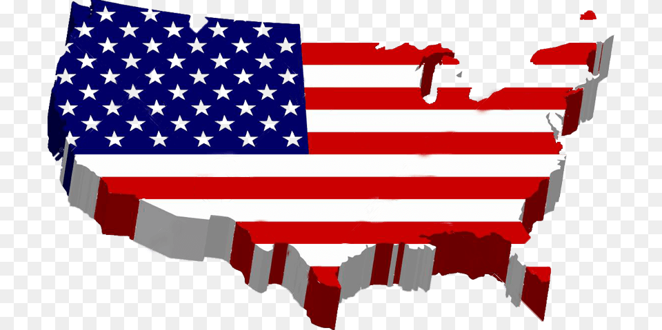 Omegle Usa Map And Flag Of Usa, American Flag Png
