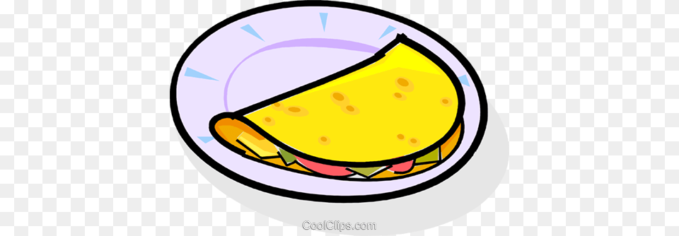 Omelet Royalty Vector Clip Art Illustration, Bread, Food, Meal, Disk Free Transparent Png