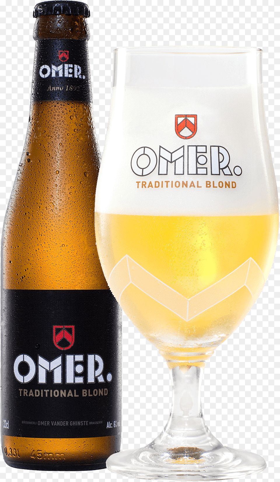 Omer Traditional Blond Cleaned Packshot Omer Traditional Blond Brouwerij Bockor Nv, Alcohol, Beer, Beverage, Bottle Free Png Download