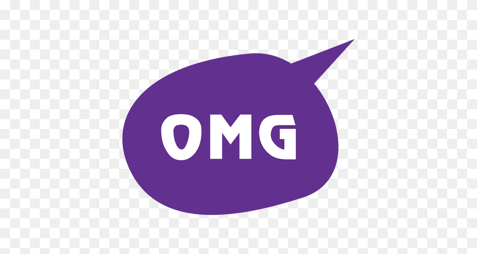 Omg Speech Bubble, Logo Png Image