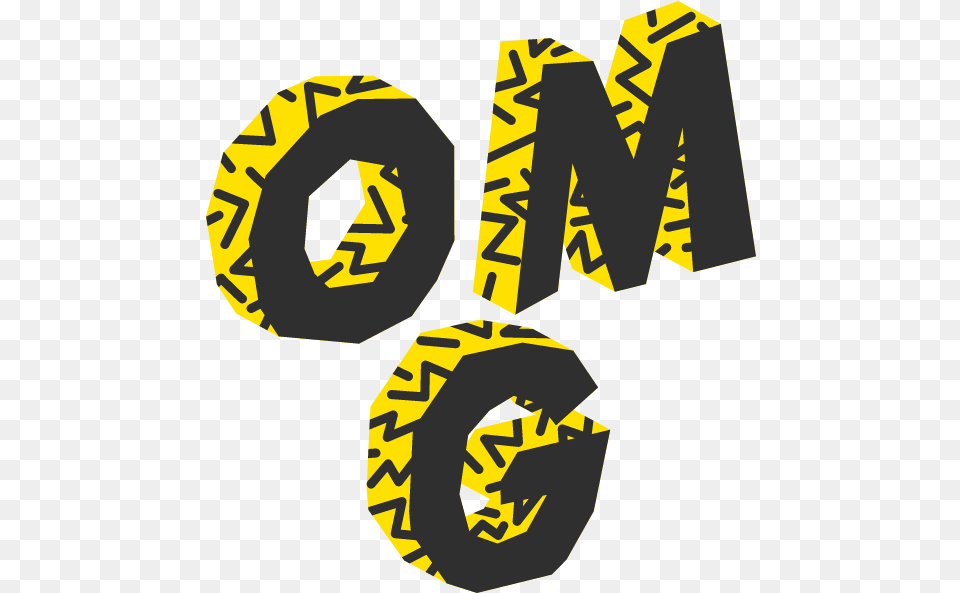Omg Text Graphic Vertical, Number, Symbol, Dynamite, Weapon Free Png Download