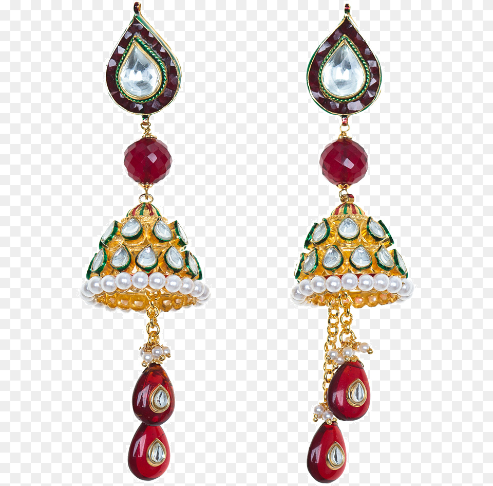 Omkari Jhumka Earrings Ear Wear Jewellery, Accessories, Earring, Jewelry Png Image