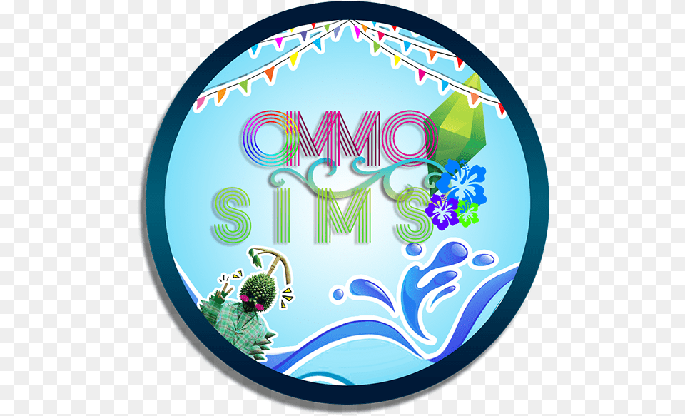 Ommo Sims Circle, Art, Graphics, Baby, Person Png Image