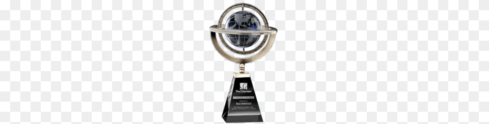 Omni Crystal Globe Award Etched Glass World Trophy Paradise Awards Free Transparent Png