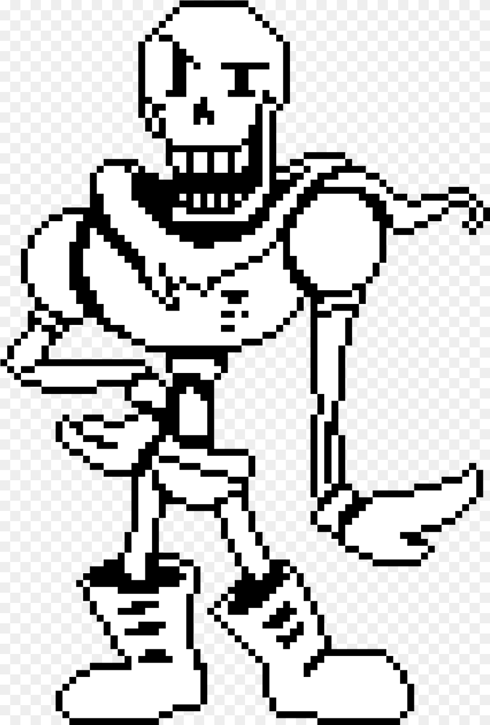 Omniversal Battlefield Papyrus Undertale, Stencil, Baby, Person, Qr Code Png