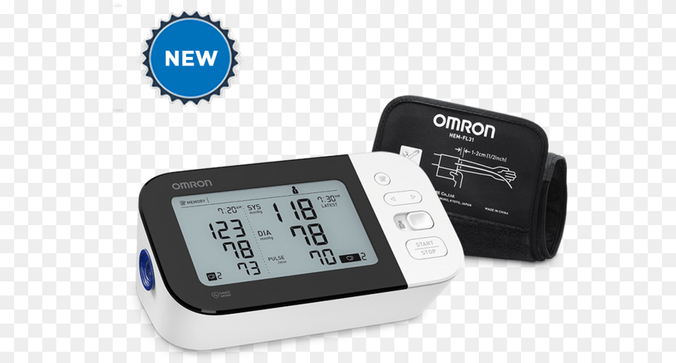 Omron Bp7350 Bluetooth 7 Series Upper Omtron Bp Cuff, Computer Hardware, Electronics, Hardware, Monitor Free Png Download