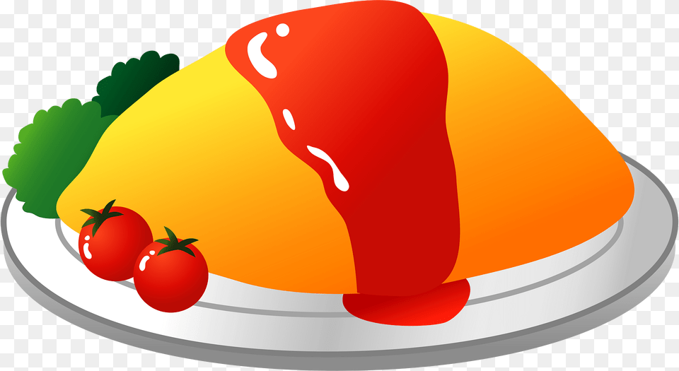 Omurice Food Clipart, Meal, Jelly, Ketchup Png Image