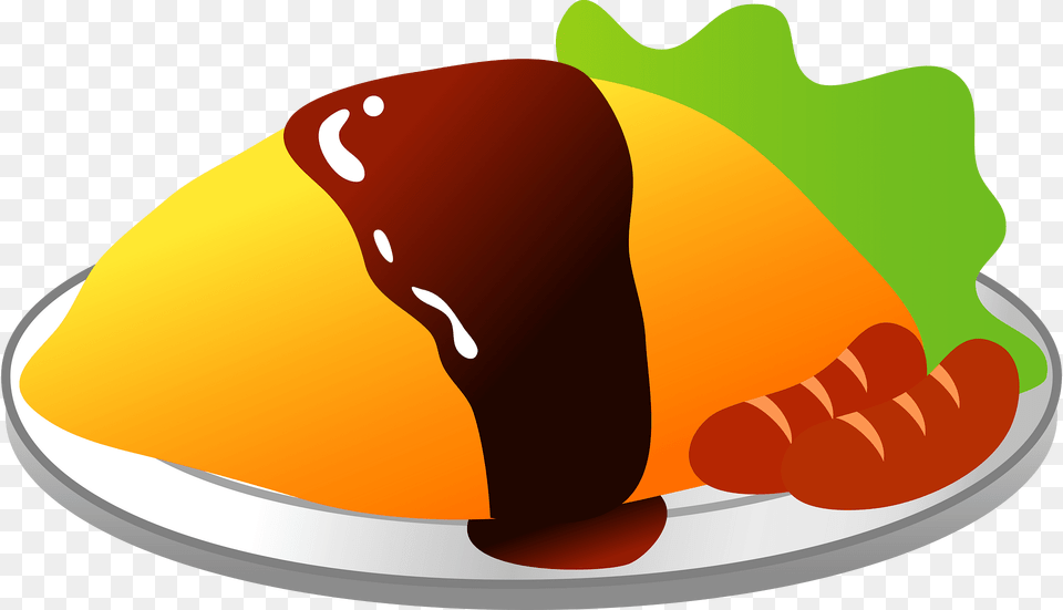 Omurice Food Clipart, Meal, Dish, Animal, Fish Png