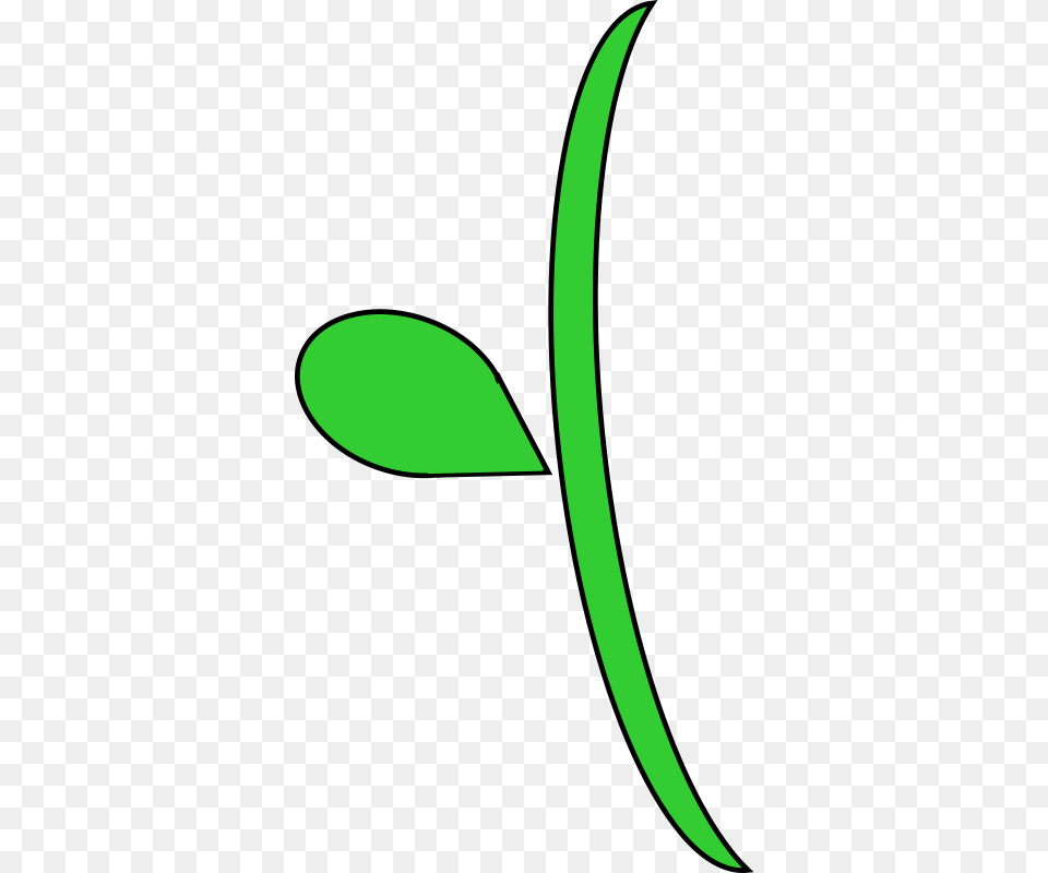 On A Stem Clipart, Plant, Sprout, Blade, Dagger Free Transparent Png