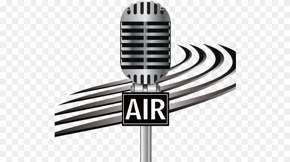 On Air Mic Radio Microphone Logo, Electrical Device Free Transparent Png