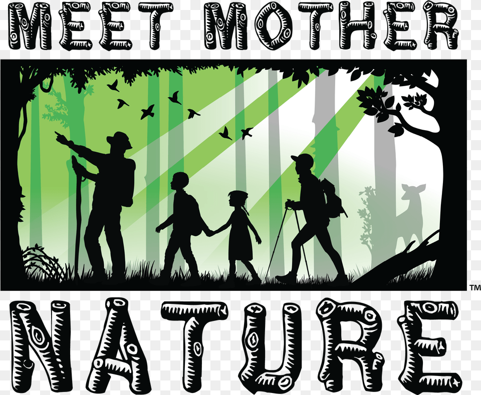 On April 27 Come Out And Meet Mother Nature And Play Camp Firewood, Silhouette, Green, Adult, Plant Free Transparent Png