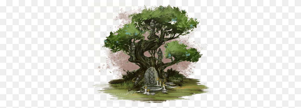 On Concept Bosmer Fountain Bosmer Elder Scrolls Lore, Plant, Potted Plant, Tree, Art Free Png