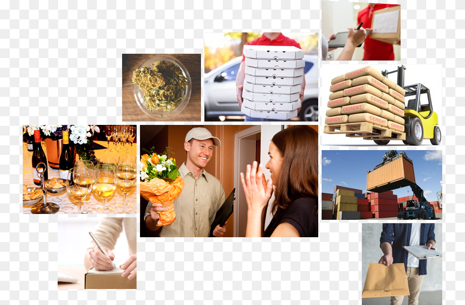 On Demand Delivery Business Business, Art, Collage, Adult, Person Free Png Download