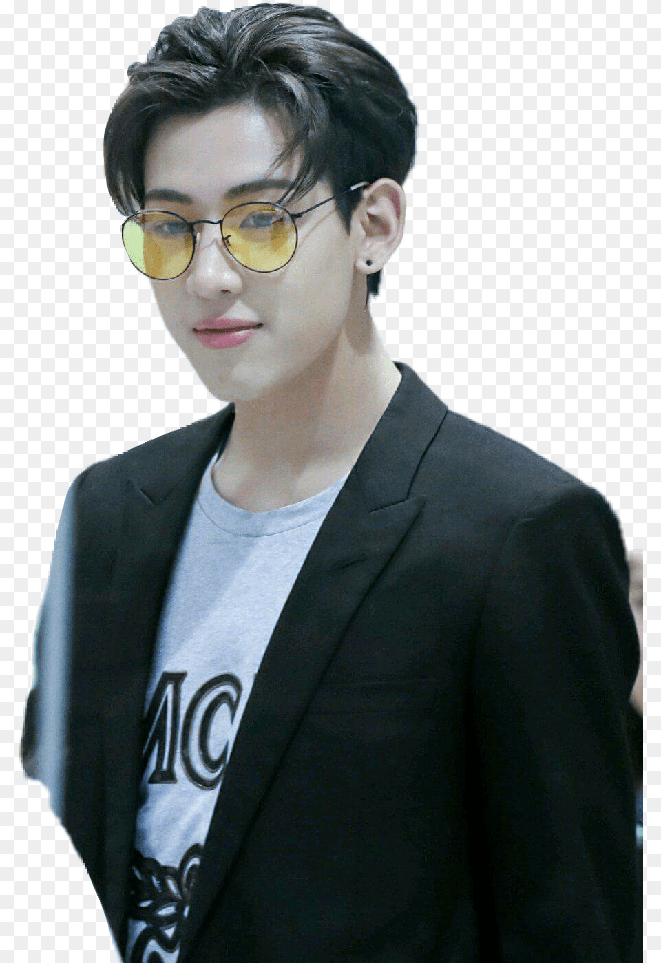 On Eyes Kids Just Stray K Pop Bambam Clipart, Accessories, Head, Glasses, Person Png Image