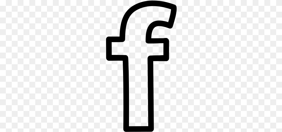 On Facebook Icons White Facebook Transparent, Gray Free Png Download