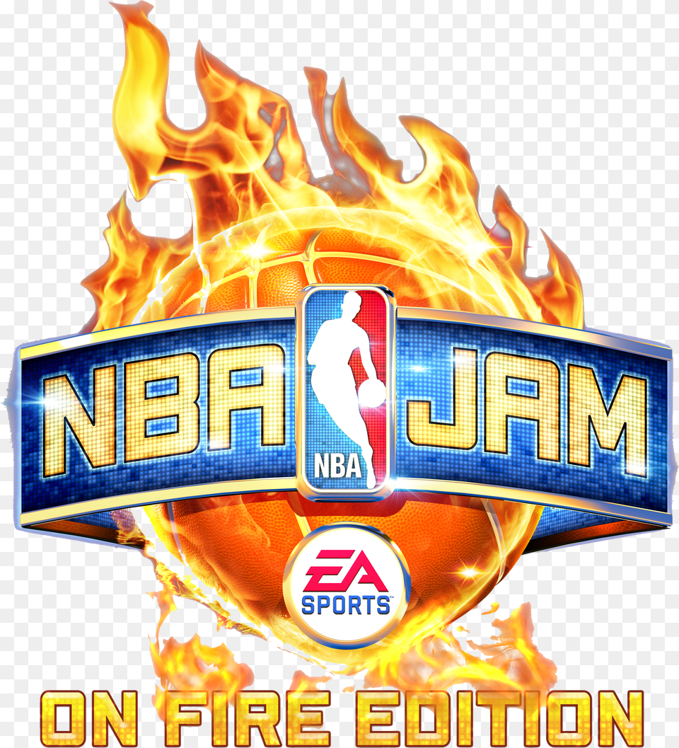 On Fire Edition Nba Jam Free Png