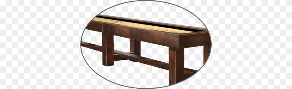 On Highly Detailed Solid Oak Frame With Genuine Mother 16 Shuffleboard Table, Furniture, Desk, Bench, Sideboard Png