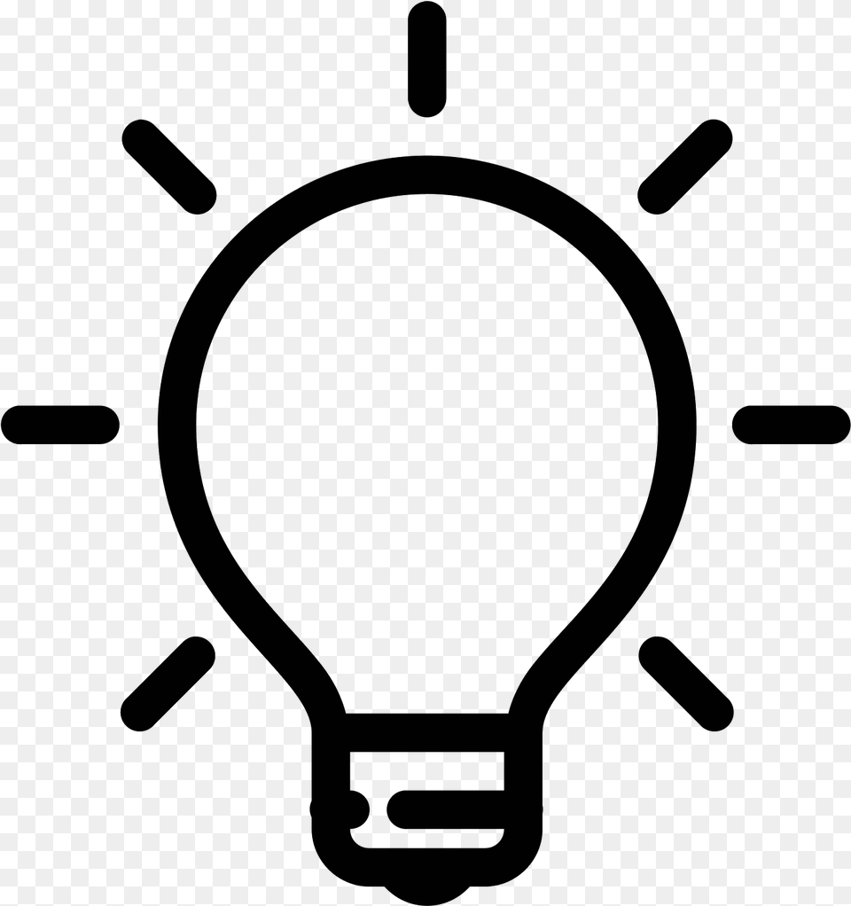 On Icon Download Light Bulb Icon Gray Free Transparent Png