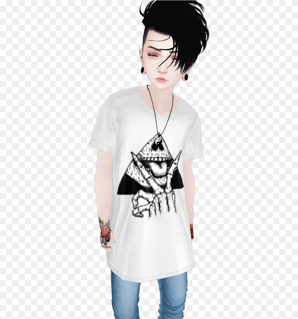 On Imvu You Can Customize 3d Avatars And Chat Rooms Imvu, T-shirt, Clothing, Person, Face Png Image