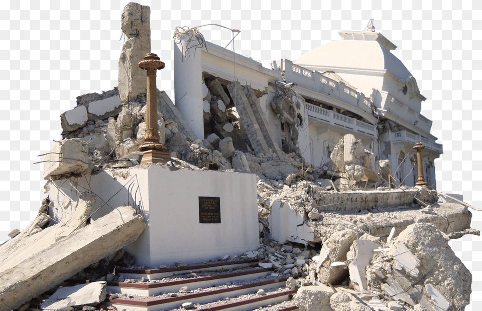 On January 12th 2010 The Earthquake Hit Haiti Rubble Ruins, Architecture, Building, Demolition Free Transparent Png