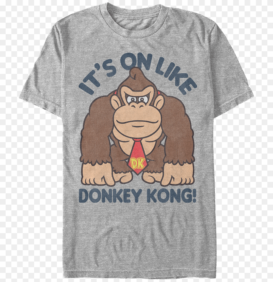On Like Donkey Kong T Shirt N64 Shirt, Clothing, T-shirt, Body Part, Hand Free Transparent Png