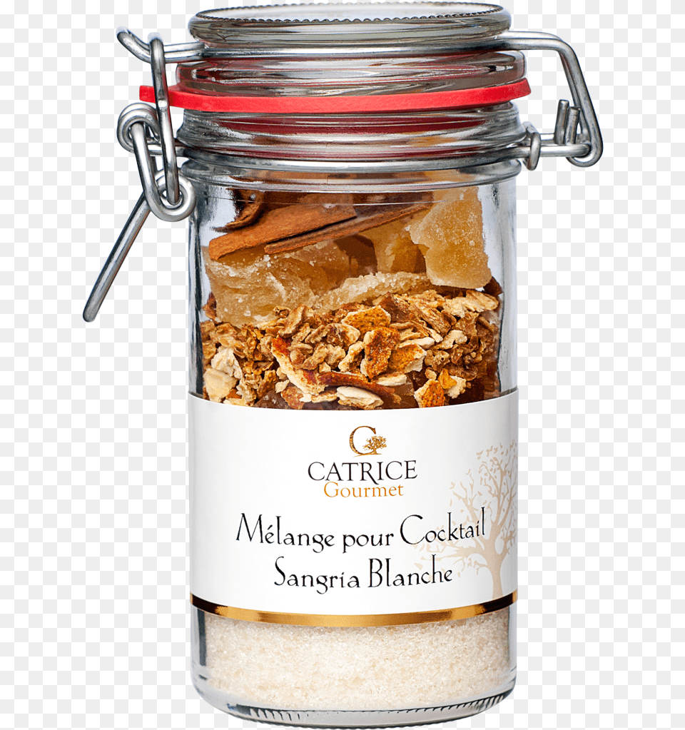 On Line Sale Of White Sangria Cocktail Muesli, Jar, Food, Grain, Granola Free Png Download