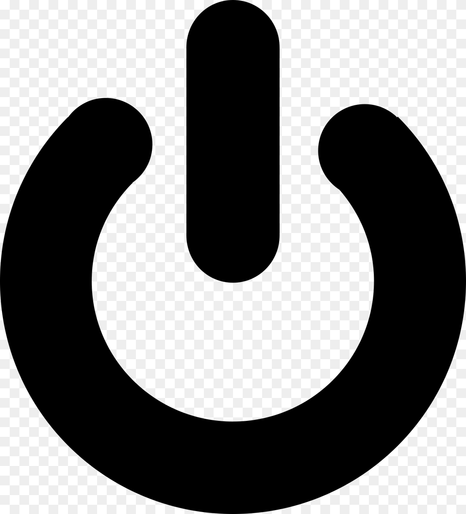 On Off Input Output Io Icons, Gray Png Image