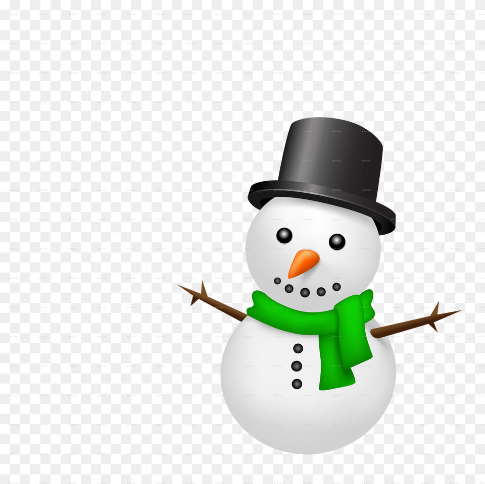On Snow Background Clip Art, Nature, Outdoors, Winter, Snowman Free Png Download