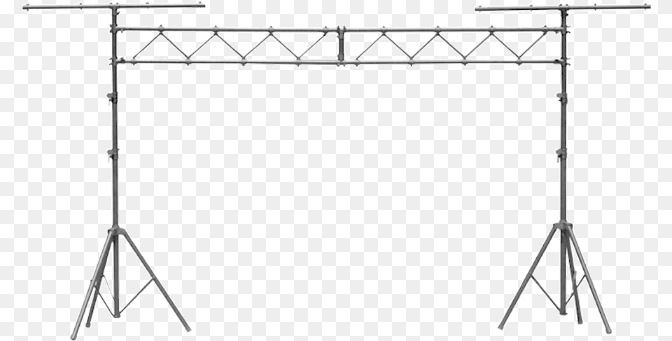 On Stage Lighting Stand With Truss, Tripod, Gate, Electronics, Screen Free Png Download