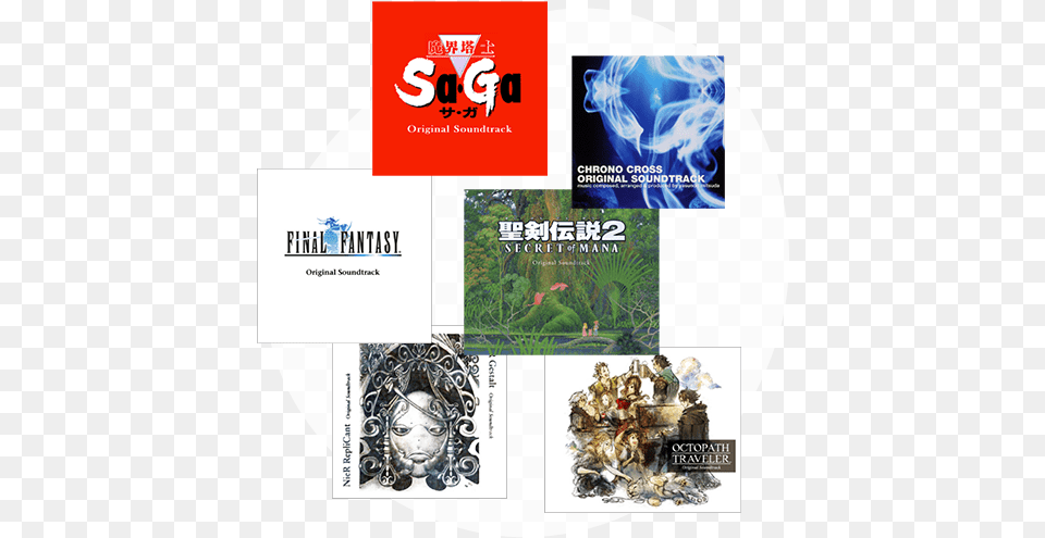 On Stream Square Enix Music Octopath Traveler Ost, Advertisement, Poster, Book, Publication Free Png Download