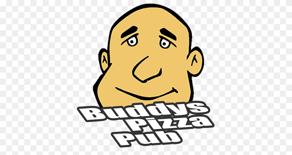 On Tap Buddys Pizza Pub, Sticker, Face, Head, Person Free Transparent Png