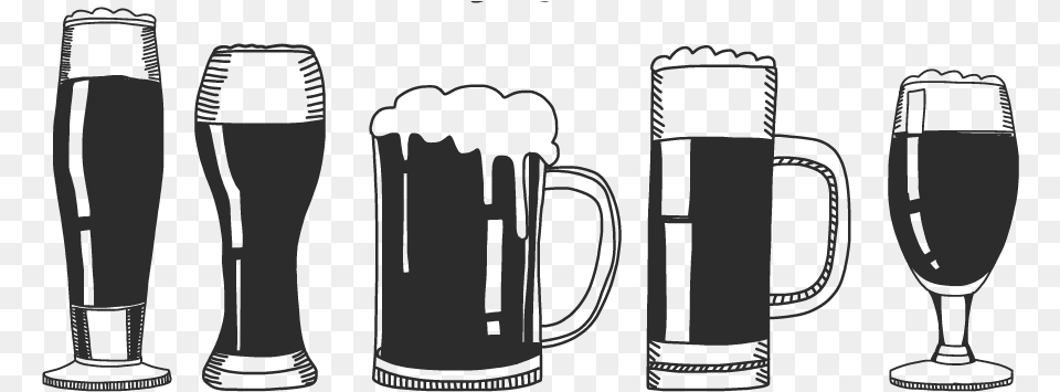 On Tap This Week Draft Beer Black And White, Glass, Electrical Device, Microphone, Alcohol Free Png Download