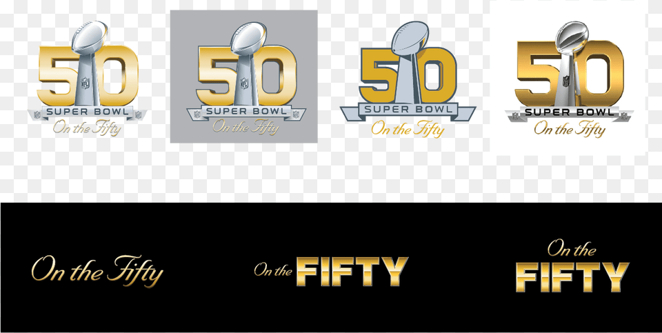 On The 50 Logo System Super Bowl 2016, Cutlery, Spoon, Text Free Transparent Png