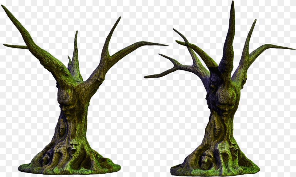 On The Desktop Aljanh 3d Spooky Tree, Plant, Moss, Animal, Dinosaur Png