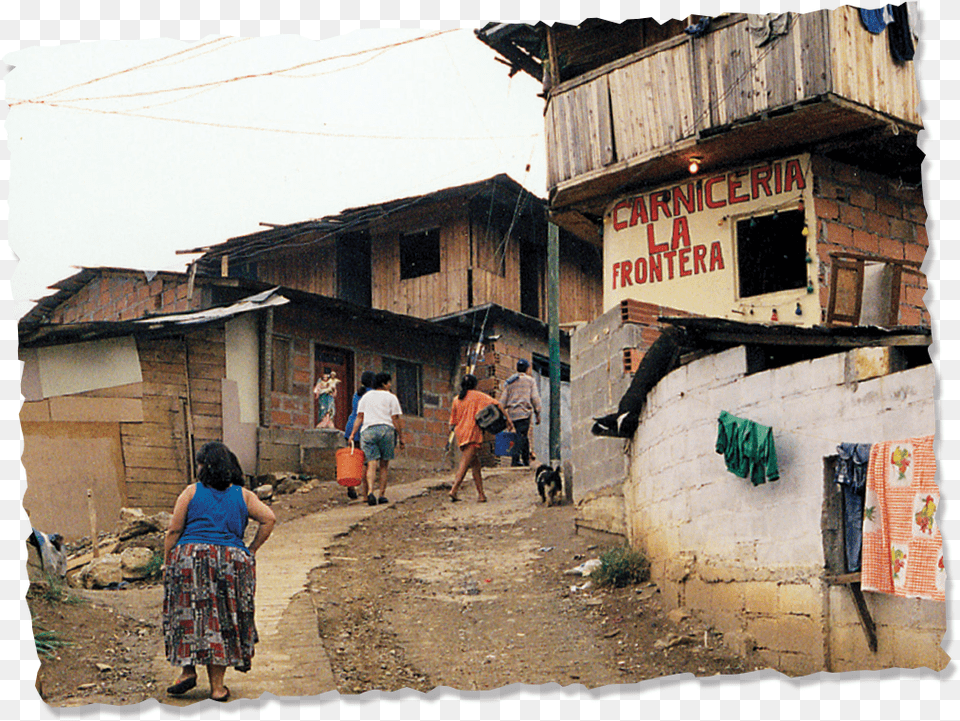 On The Left Going Up The Hill Is A Board Walk Village, Slum, Architecture, Building, Shelter Free Transparent Png