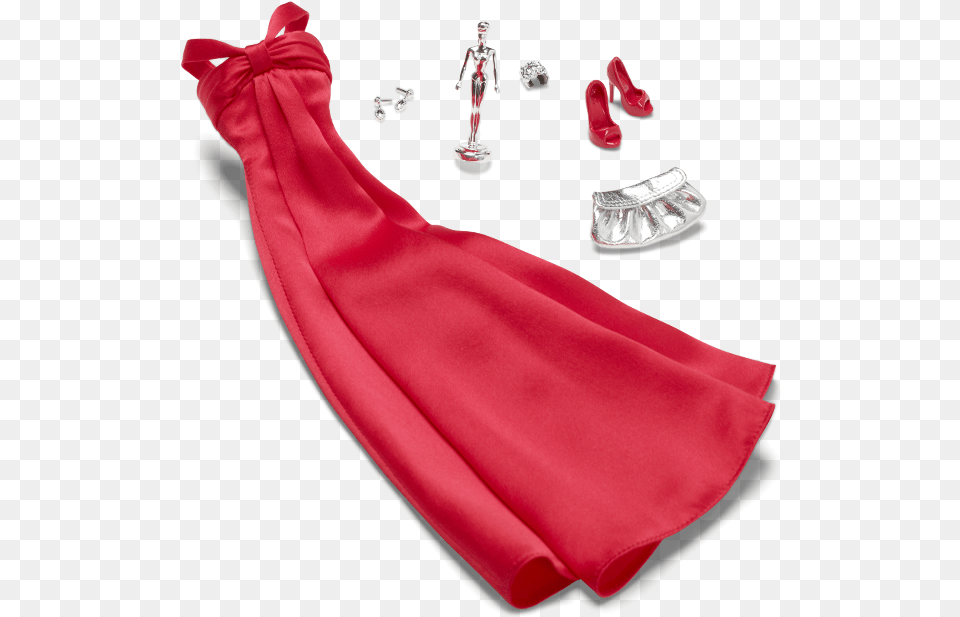 On The Red Carpet Barbie Fashion Barbie Collector The Barbie Look Collection, Clothing, Dress, Formal Wear, Velvet Free Png