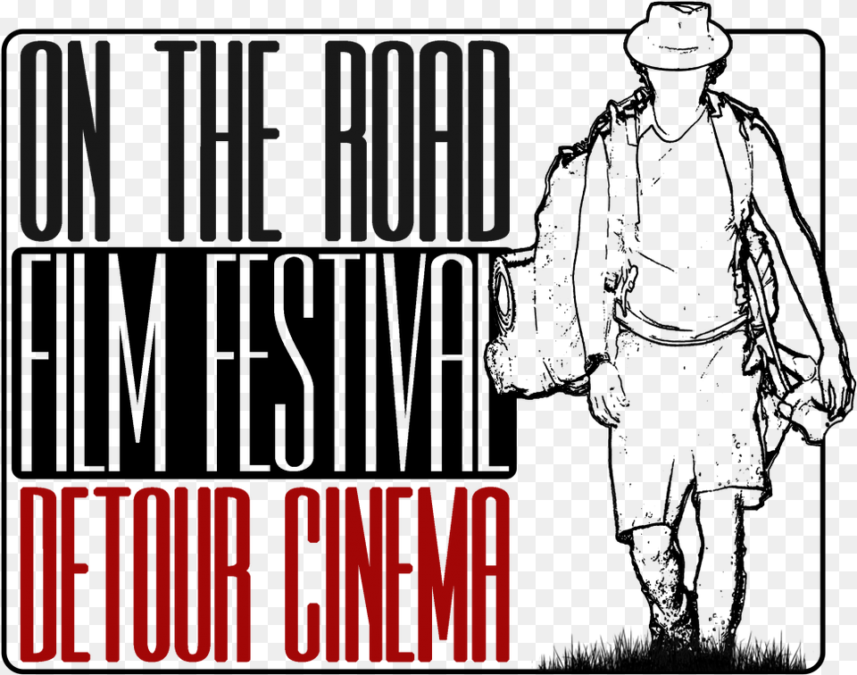 On The Road Film Festival Call For Entries Illustration, Adult, Person, Man, Male Png