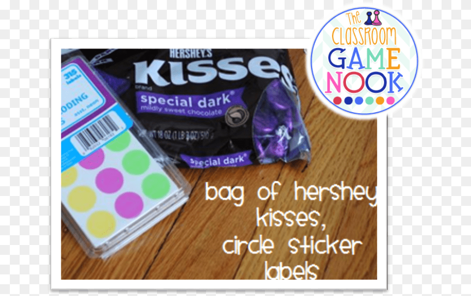 On The Sticker Dots Write What You Want Your Students Hershey39s Kisses Mildly Sweet Chocolate Special Dark, Purple, Food, Sweets Free Png Download