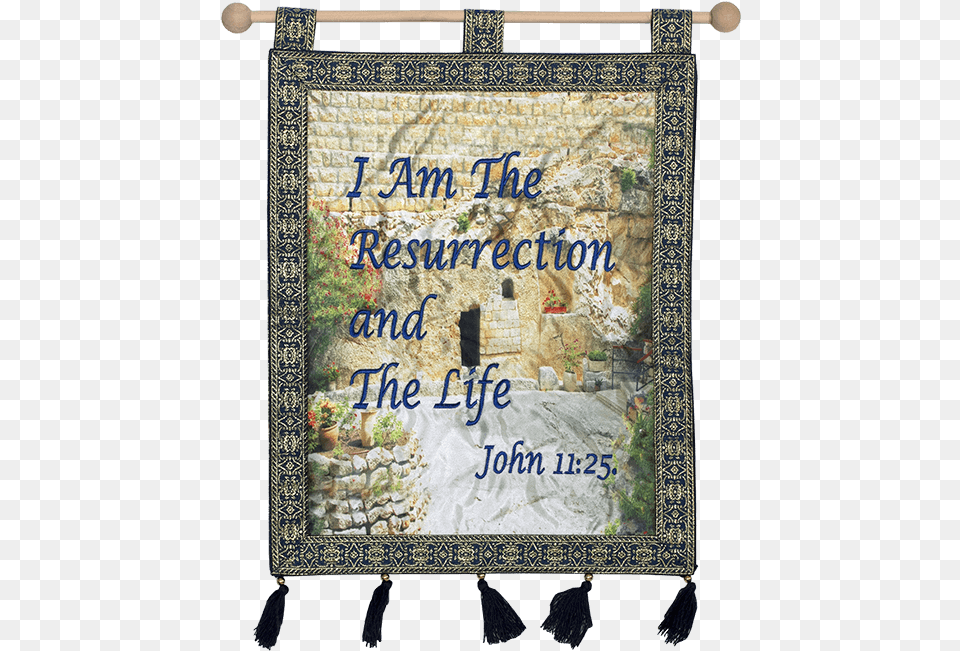 On This Bold Wall Hanging Is Embroidered Quoti Am The Color, Accessories, Art, Ornament, Tapestry Png