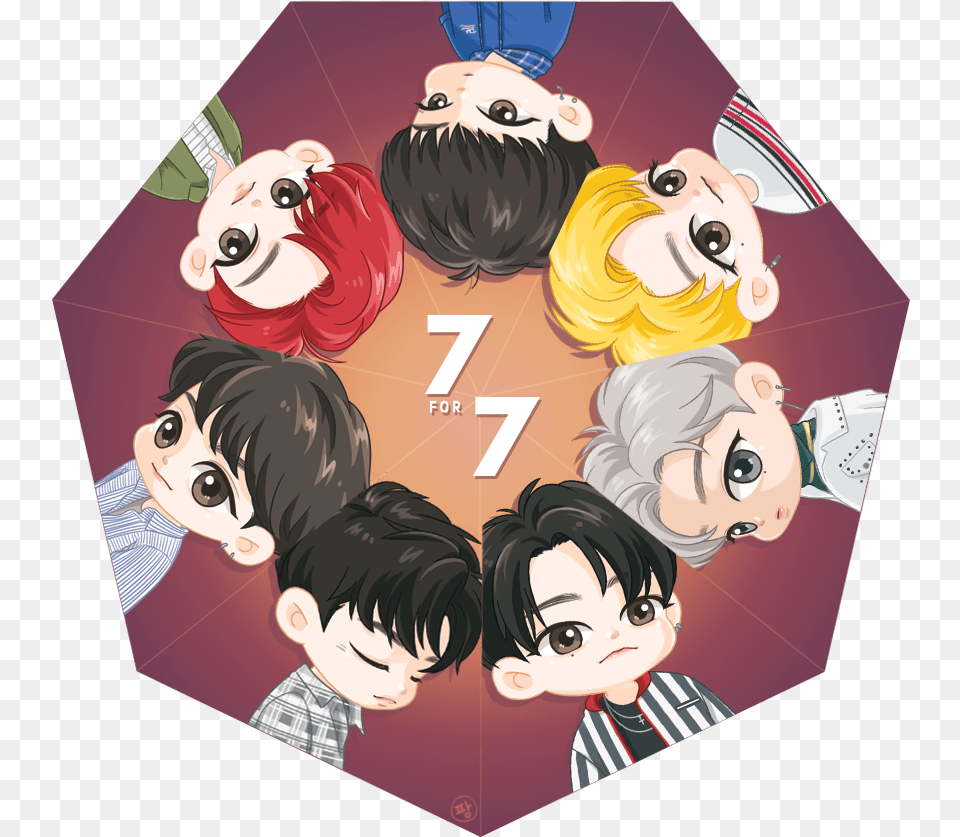 On Twitter 7 For Got7 Got7 Fanart, Person, Baby, Adult, Female Png Image