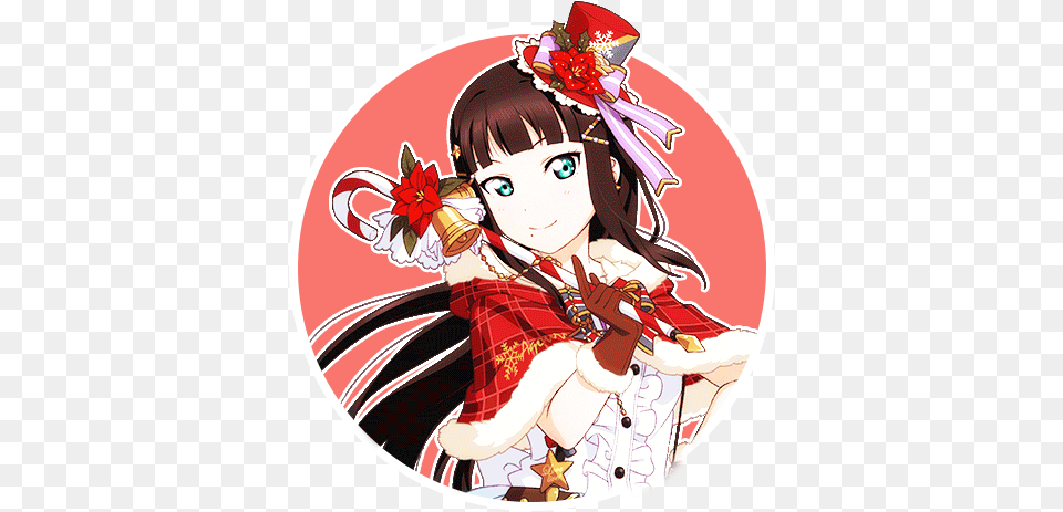 On Twitter Love Live Aqours Christmas Set Icon Pack Hime Cut, Book, Comics, Publication, Baby Png Image