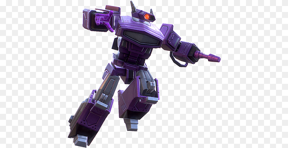 On Twitter Really Like The New Bastion Skin For Transformers Earth Wars Shockwave, Robot, Toy, Purple Png