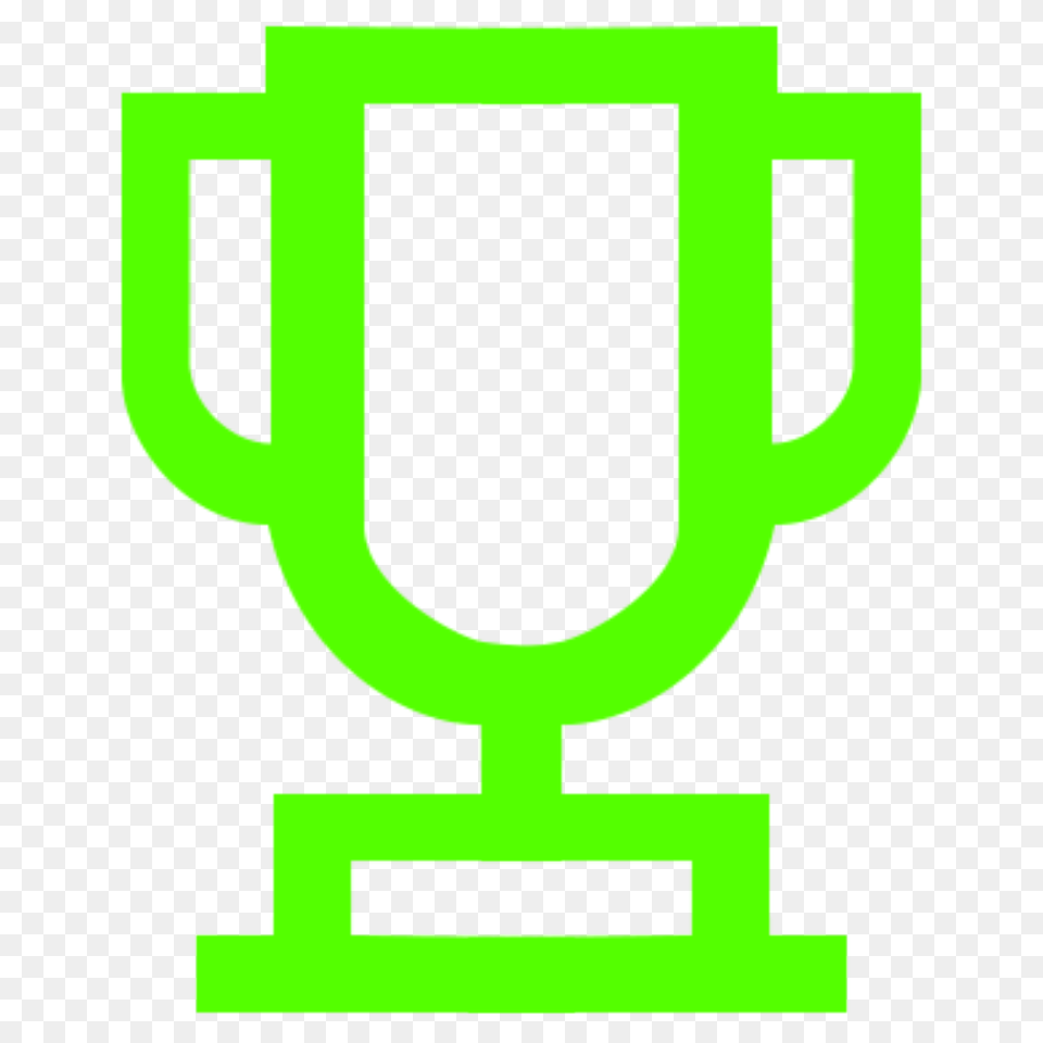On Twitter Xbox Achievement Trophy Logo, Green Png Image