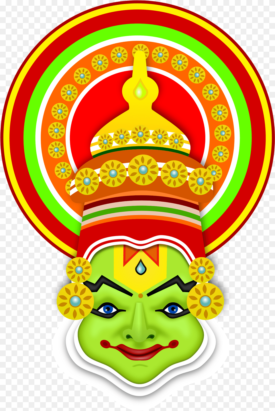 Onam Mask Clip Arts Onam Hd, Art, Baby, Person, Face Free Transparent Png