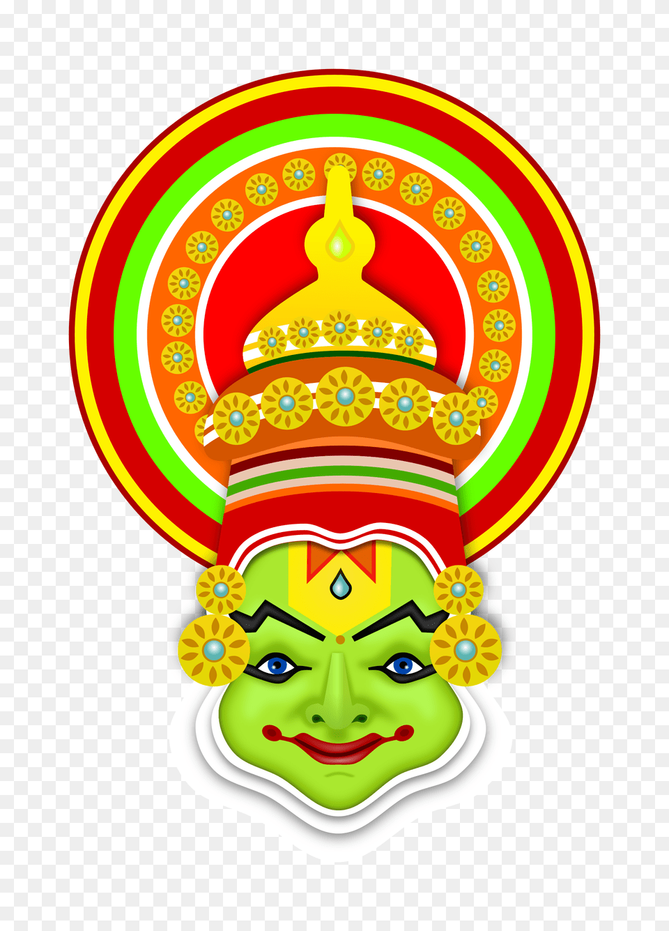 Onam Mask Icons, Art, Face, Head, Person Png