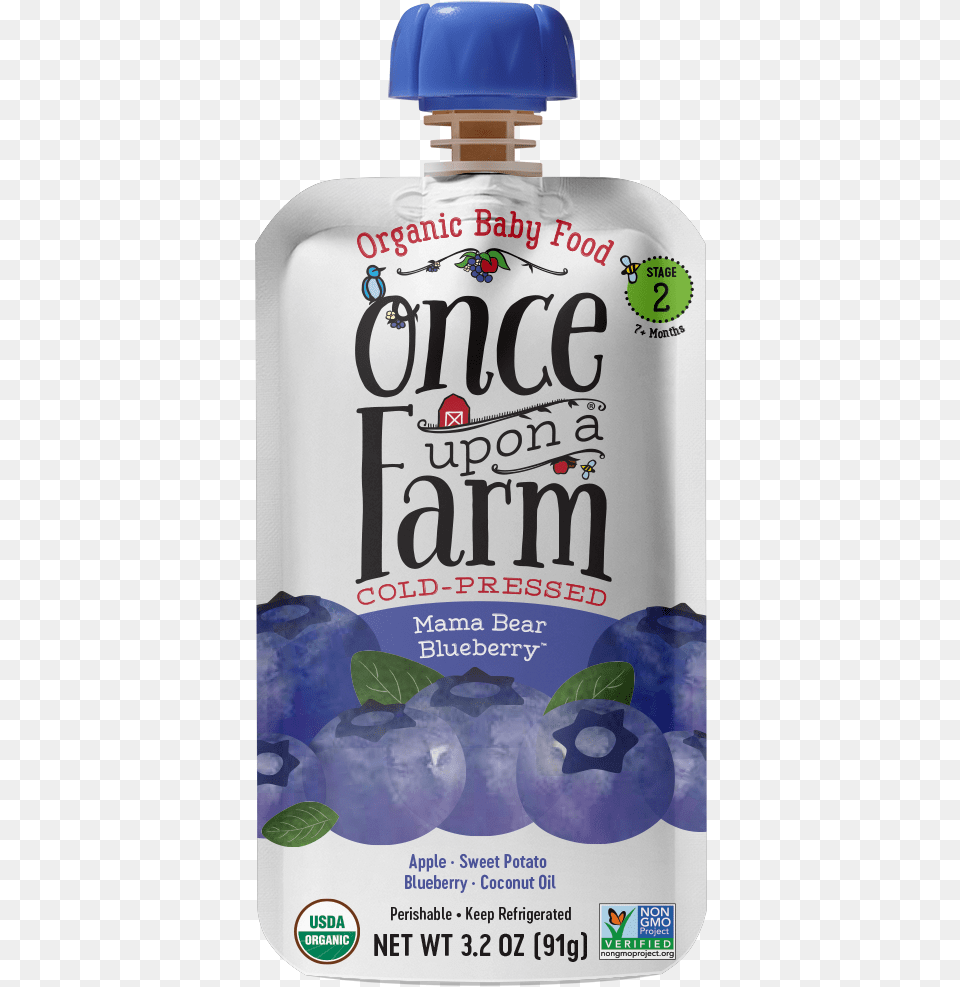 Once Upon A Farm Mama Bear Blueberry Once Upon A Farm Mama Bear Blueberry, Berry, Produce, Plant, Fruit Free Transparent Png