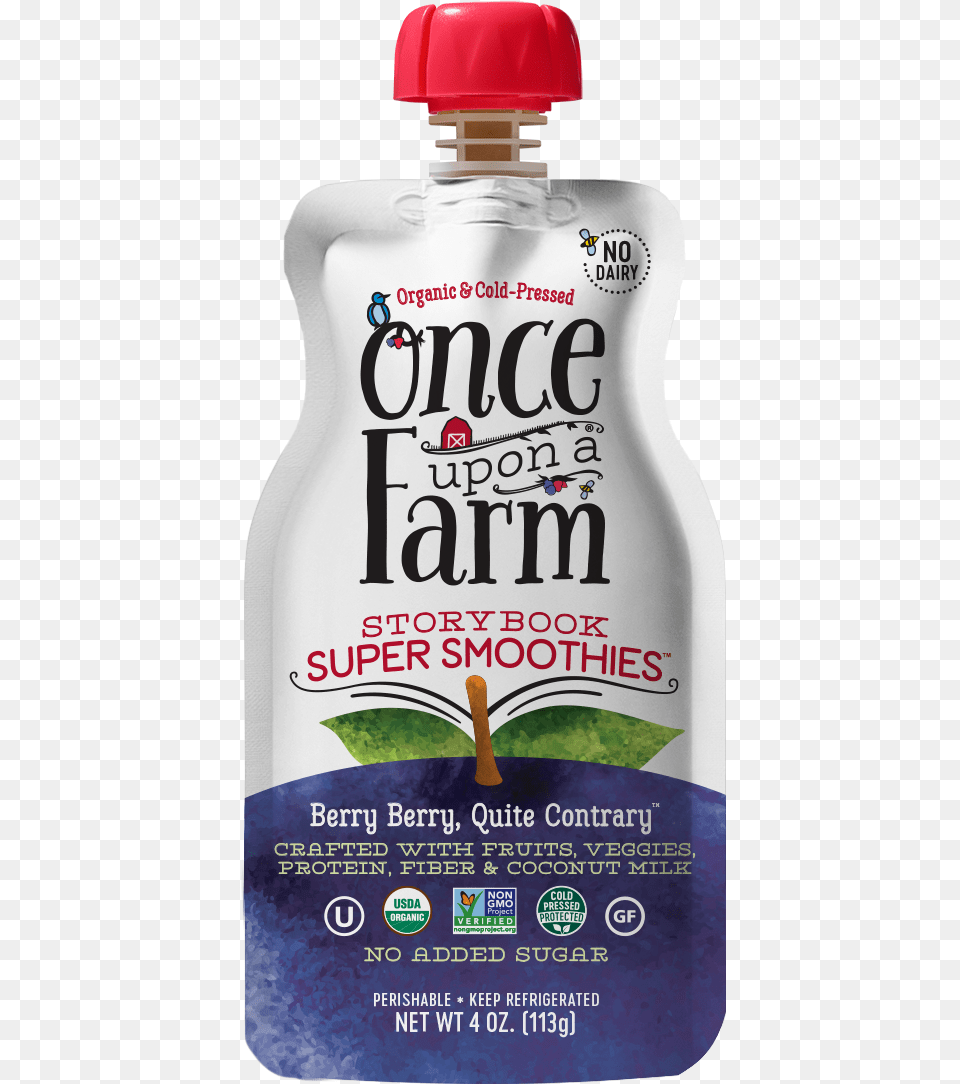 Once Upon A Farm Smoothie, Beverage, Milk, Business Card, Paper Free Transparent Png