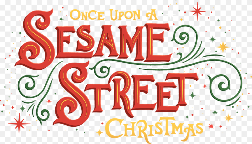Once Upon A Sesame Street Christmas Graphic Design, Art, Graphics, Dynamite, Weapon Free Png Download